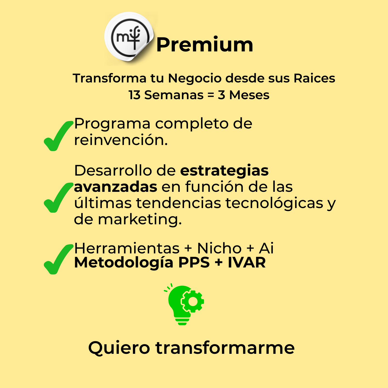 Mentoría  Reinvéntate y Adáptate (13 semanas)