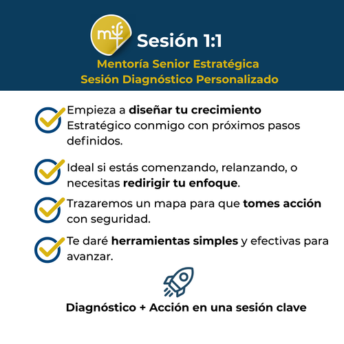 Mentoría 1:1 Sesión de Diagnóstico